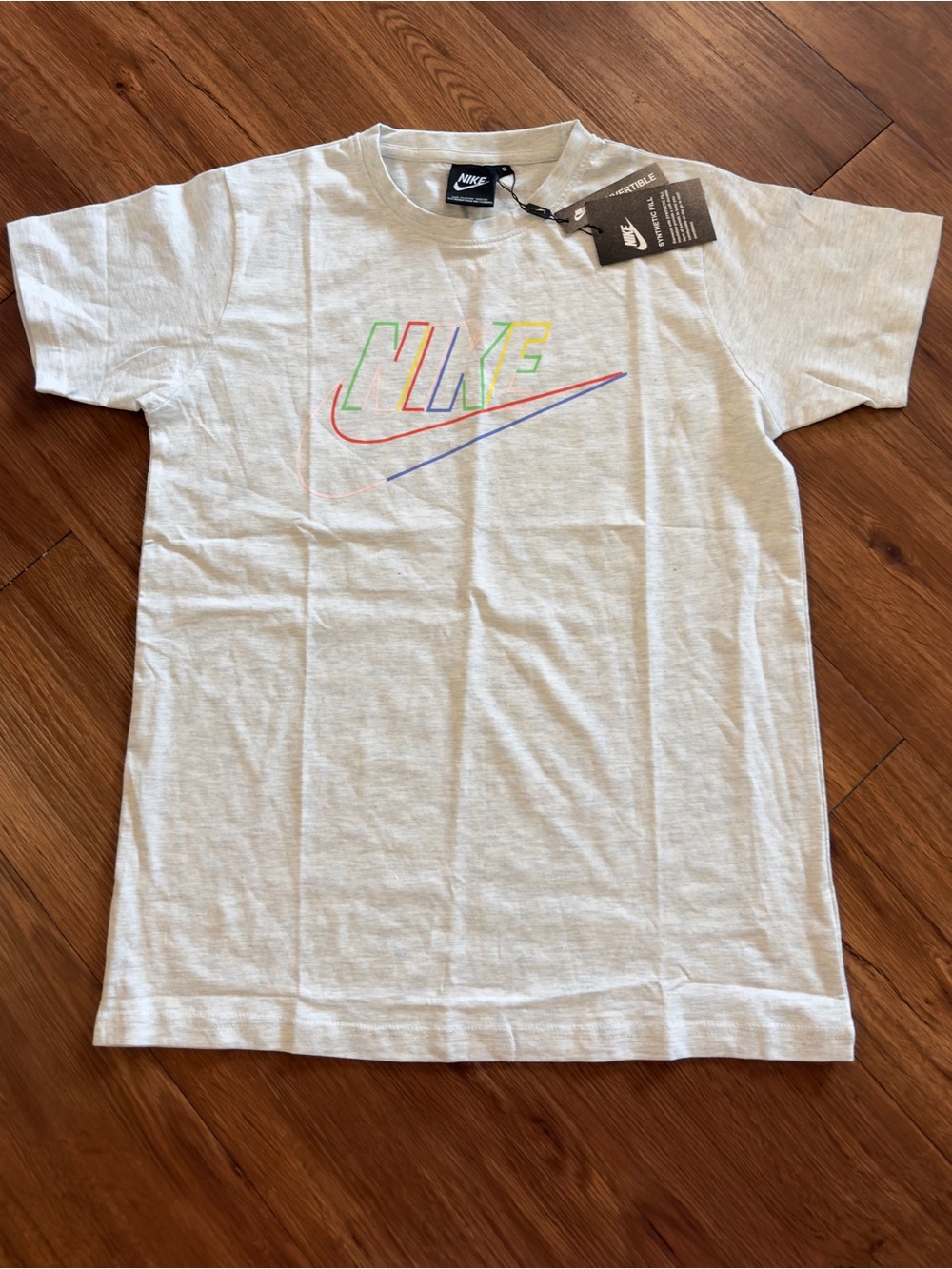 Nike White Short-Sleeve Logo T-Shirt